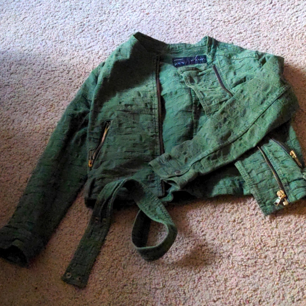 Green vintage jacket. Zara Basic. Got for $69 selling for $40